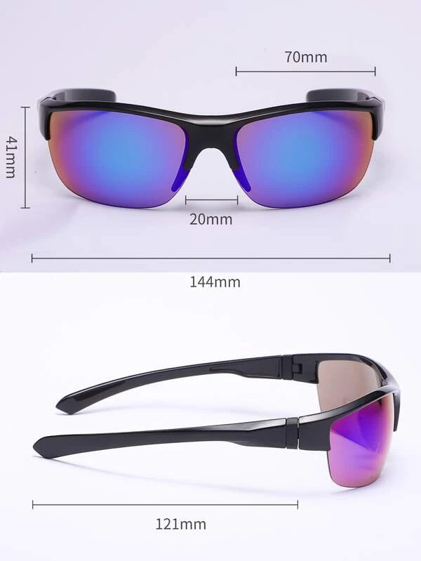Occhiale da sole sportivo nero - Unisex