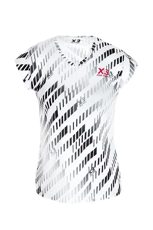 X3 Por Tres - T-shirt Lugo logo fucsia