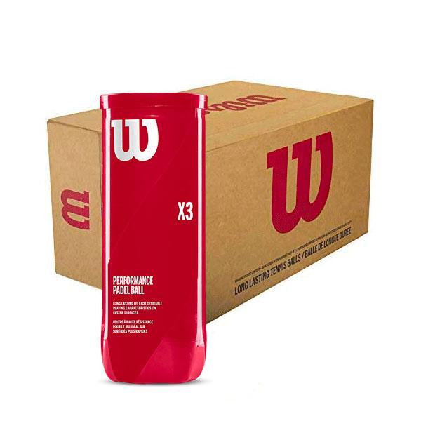 Wilson - Cartone 24 Tubi Palline Wilson X3
