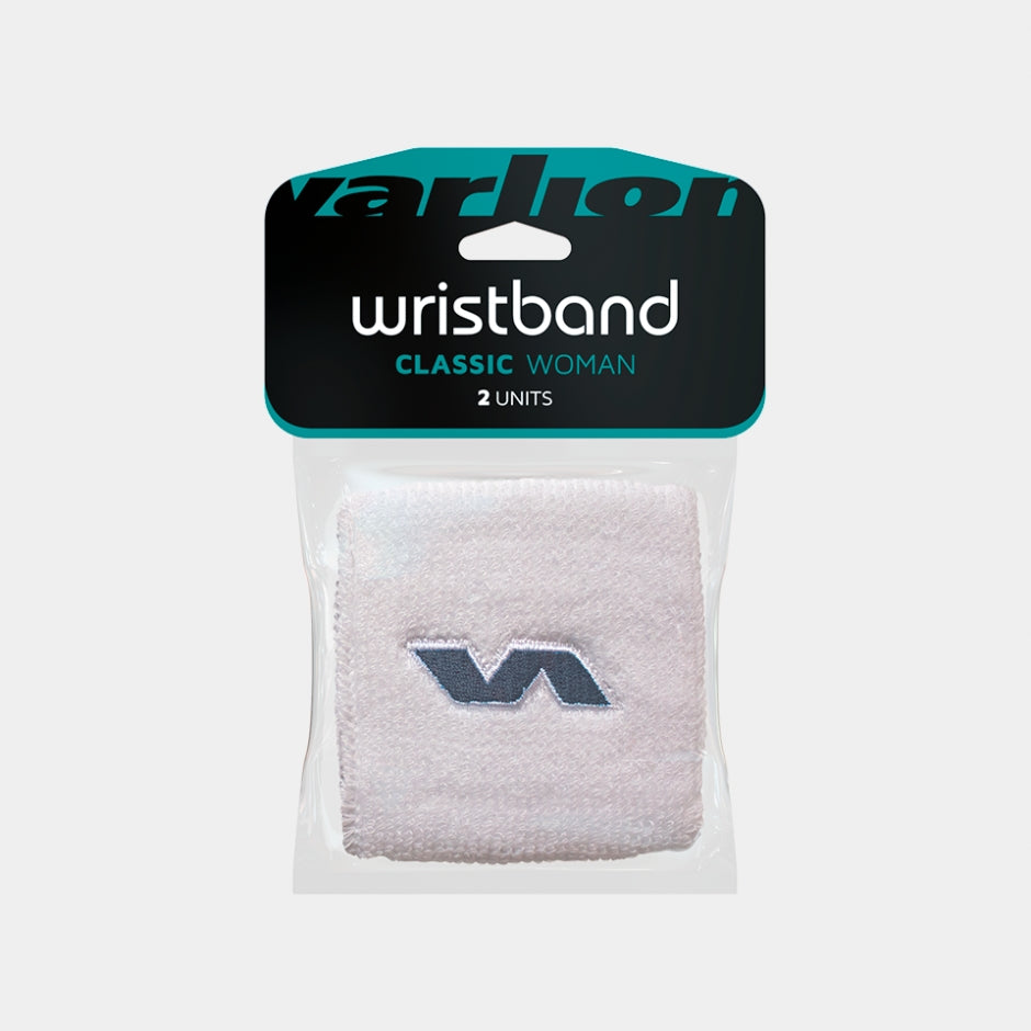 Varlion – Wristbands classic woman white 2 pezzi