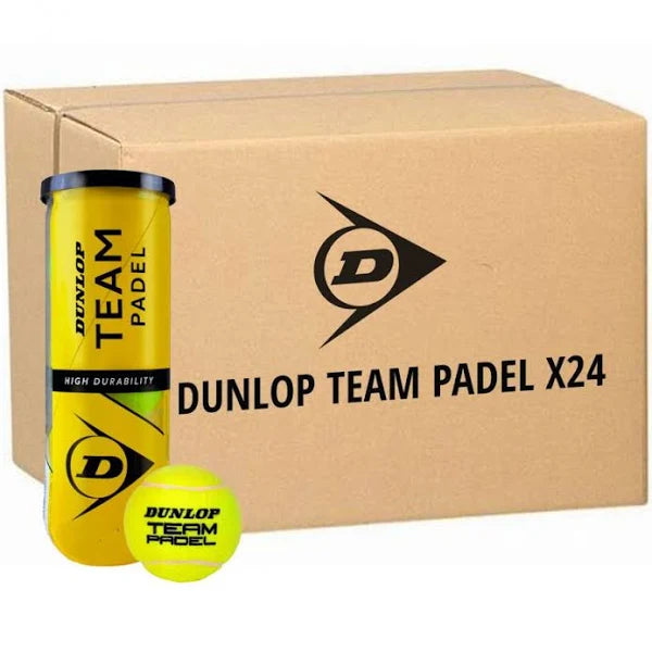 Dunlop - Cartone palle TEAM PADEL (24 tubi)